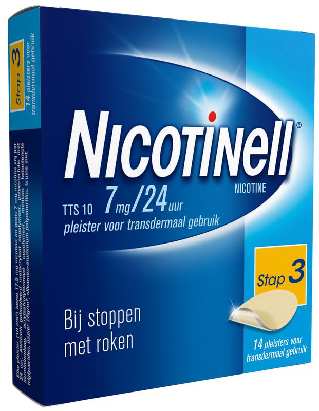 Nicotinell Pleister 7 Mg - Stap 3 (14 st.)
