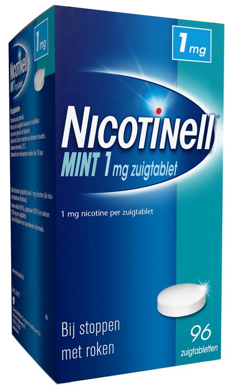 Nicotinell Zuigtablet Mint 1 Mg (96 st.)
