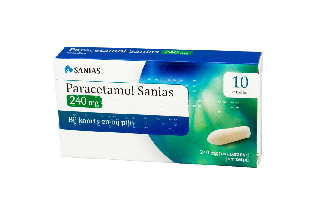 Paracetamol Sanias Zetpil 240 mg