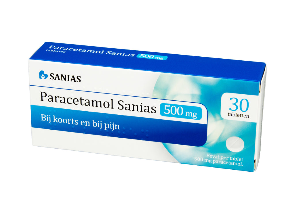 Paracetamol Sanias Tablet 500 mg (30 st)