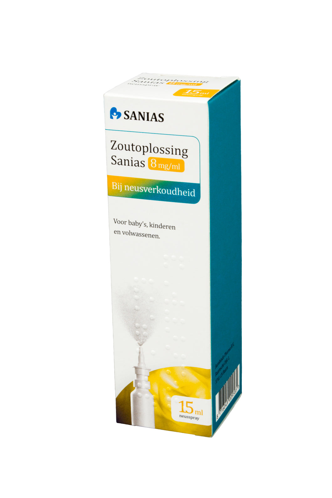 Zoutoplossing Sanias Neusspray 8 mg/ml
