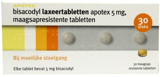 Bisacodyl Apotex Tablet MSR 5 Mg